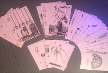 Tarot cards used at the Center